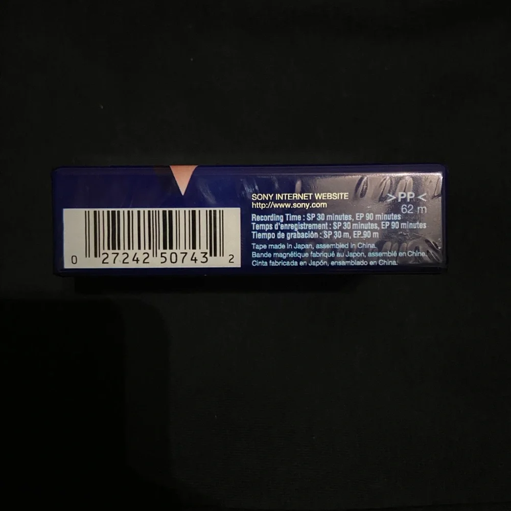 Sony VHS-C Camcorder Videocassette 30 Minutes Premium Grade